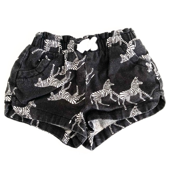 Old Navy Other - Old Navy Safari Zebra Shorts Baby Girl